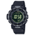 Zegarek męski Casio PRO TREK: czarny zegarek sportowy z zielonym wyświetlaczem LCD i cyfrowym wskazaniem godziny 18:39