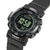 Zegarek męski Casio PRO TREK z czarną kopertą i zielonym wyświetlaczem cyfrowym