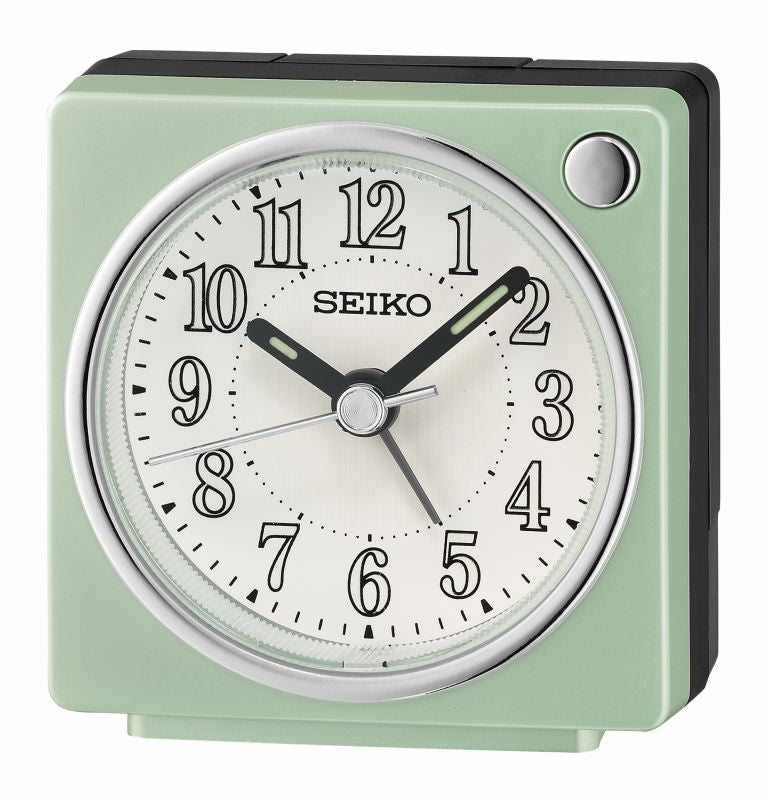 Seiko QHE197M Zegar Budzik • Podświetlenie LumiBrite • Funkcja Drzemki