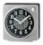 Seiko Fuji QHE197S Zegar stołowy Srebrny • Cichy mechanizm sweep • Masa świecąca LumiBrite