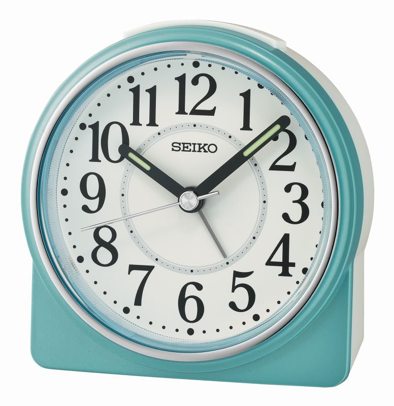 Seiko QHE198L Budzik • Cichy mechanizm kwarcowy • Wskazówki Lumibrite