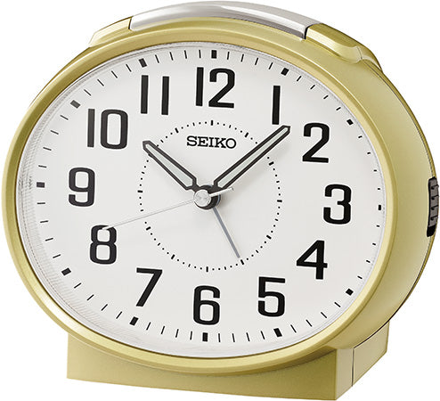 Seiko QHK059G Zegarek Złoty • Analogowy Mechanizm Kwarcowy • Funkcja Drzemki