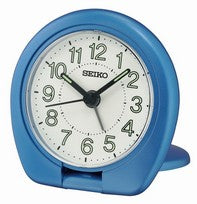 Seiko QHT018L Zegarek Podróżny Niebieski • Analogowy • Wskazówki LumiBrite