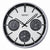 Seiko QXA823S Zegar ścienny Srebrny • Koperta aluminiowa • Termometr i higrometr