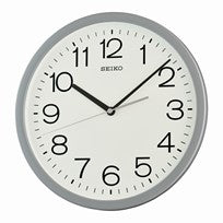 Seiko QXA847N Zegar Ścienny Jasnoszary • Cichy Mechanizm Sweep • Doskonała Czytelność