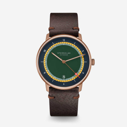 https://cdn.shopify.com/s/files/1/2384/2637/files/S01-NAX48-VI17_Naos_Edition_Argo_Bronze_dunkelgrun-gelb_bronze_Vintage_20_mokka_frontal_grau.jpg?v=1750139396
