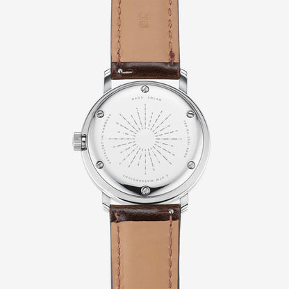 Montre homme Sternglas Naos S01-NS01-BR03 • Solaire • Verre saphir