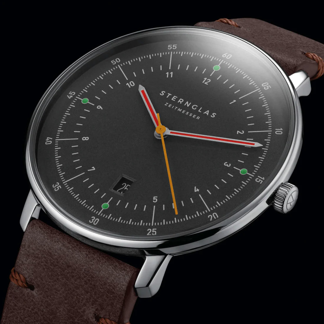 Sternglas Hamburg s01-hh39-vi11 Herrenuhr • Saphirglas
