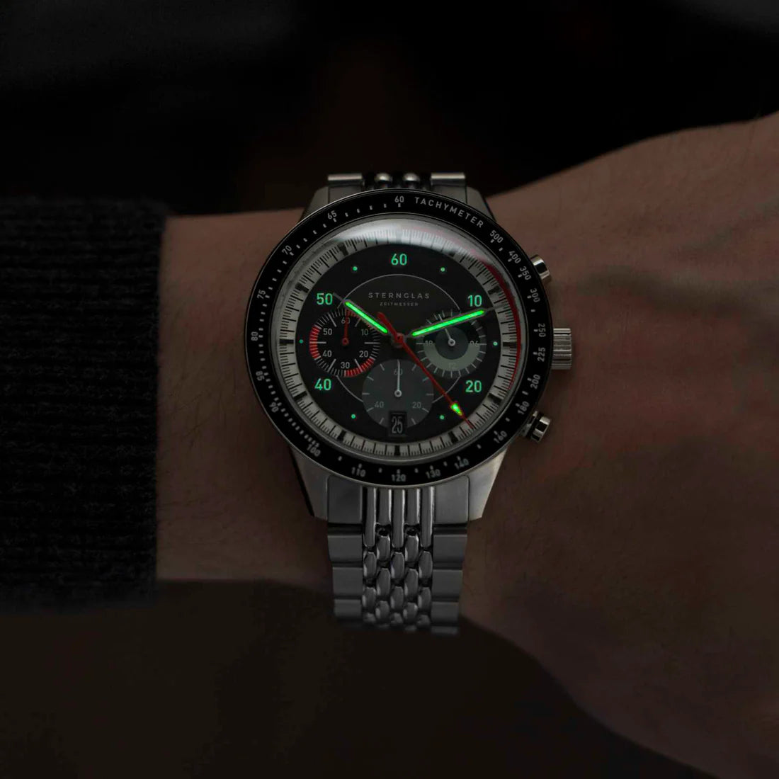 Sternglas Tachymeter 2.0 S01-TM03-KA04 Men's Watch • Sapphire Glass • Chronograph