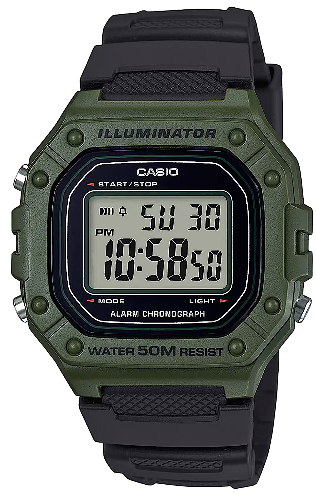 Casio Collection W-218H-3AVEF Herren Uhr • Quarz Uhrwerk • 5 Bar Wasserdichtigkeit