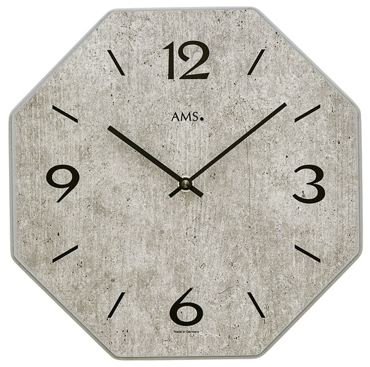 AMS Wall Clock • Precise Quartz Movement • Timeless Design