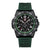 Zegarek męski Luminox Pacific Diver z zielonym silikonowym paskiem i czarną tarczą