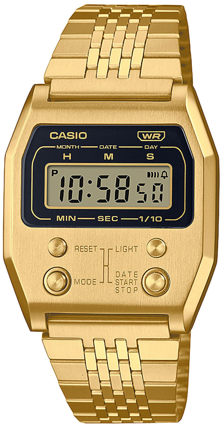 Casio Vintage A1100G-5 Uhr • Präzises Quarzwerk • Robustes Edelstahlgehäuse