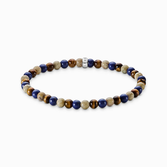 Beads Armband aus Lapislazuli, Jaspis und Tigerauge - Thomas Sabo Modell: A2183-531-7-L19