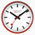 Horloge murale Mondaine 25 cm Ø aluminium • Design industriel • Qualité suisse