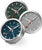 Mondaine Swiss Railways Wecker 12.5 cm Aluminium • Tisch- & Wanduhr • Schleichender Sekundenzeiger
