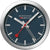 Mondaine Swiss Railways Wecker 12.5 cm Aluminium • Tisch- & Wanduhr • Schleichender Sekundenzeiger