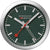 Mondaine Klassisch Wecker 12.5 cm Aluminium • Ikonisches Schweizer Bahnhofsuhr-Design • Leises Quarzuhrwerk