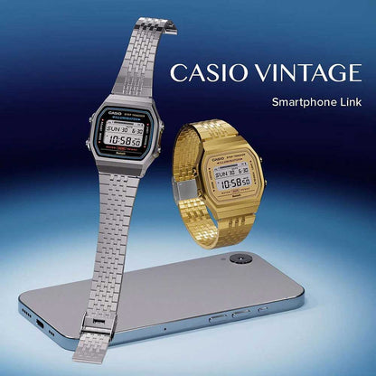 Casio Vintage Iconic ABL-100WEG-9A Unisex Uhr • Präzises Quarzwerk • Robustes Edelstahlband