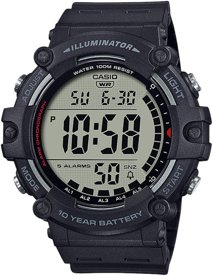 Montre pour homme Casio AE-1500WH-1AVEF • Pile longue durée • Résine robuste