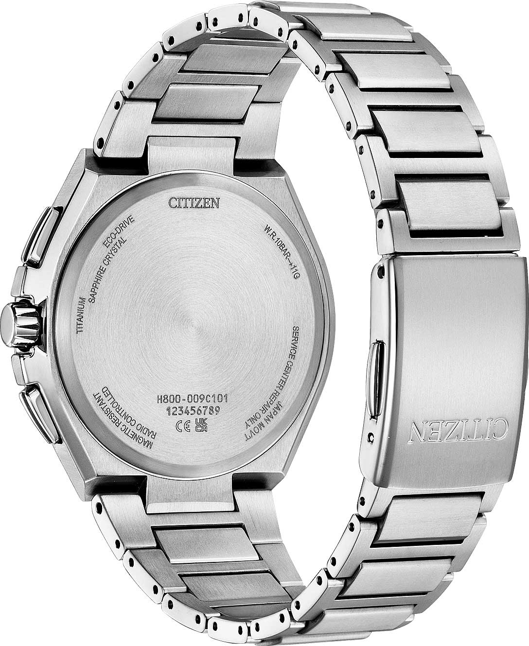 Citizen Super Titanium AT8238-84A Herrenuhr • Eco-Drive Solarantrieb • Funkgesteuerte Weltzeit