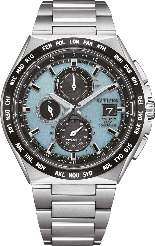 Citizen Super Titanium AT8238-84M Herrenuhr • Eco-Drive Solar • Funkgesteuert