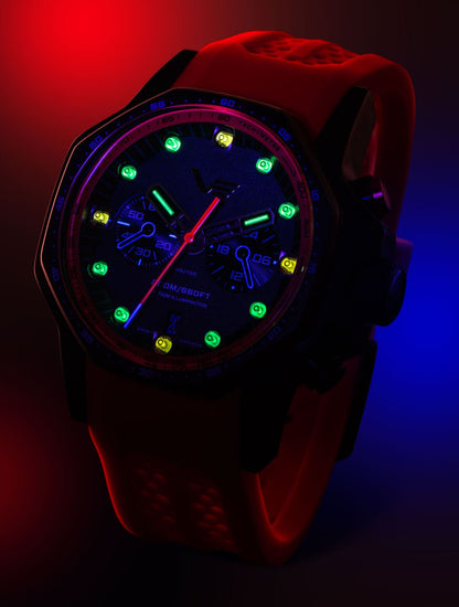 Vostok Europe Atomic Age VK64-640C699 Men's Watch • Tritium Illumination • 20 ATM