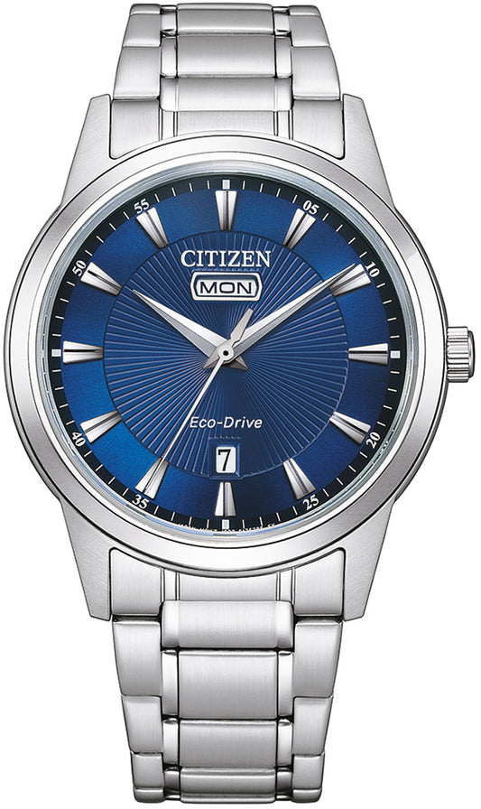 Montre Citizen Homme AW0100-86EC • Mouvement solaire Eco-Drive • Affichage de la date