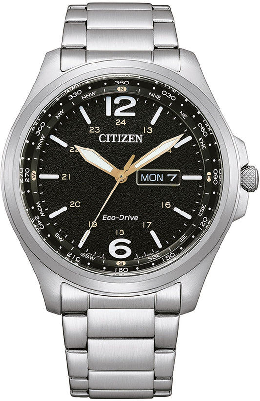 Montre pour homme Citizen AW0110-82EE • Eco-Drive • Acier inoxydable