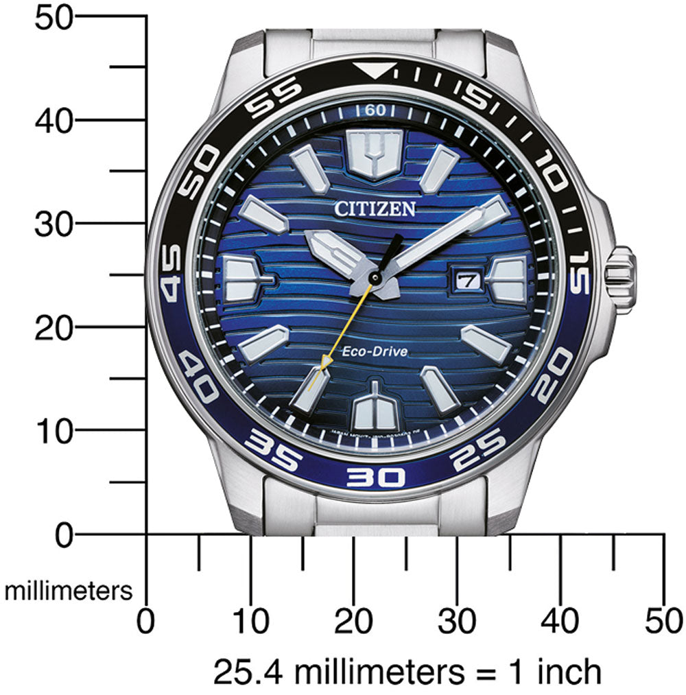 Citizen AW1525-81L Men's Watch • Eco-Drive Movement • Sporty Design