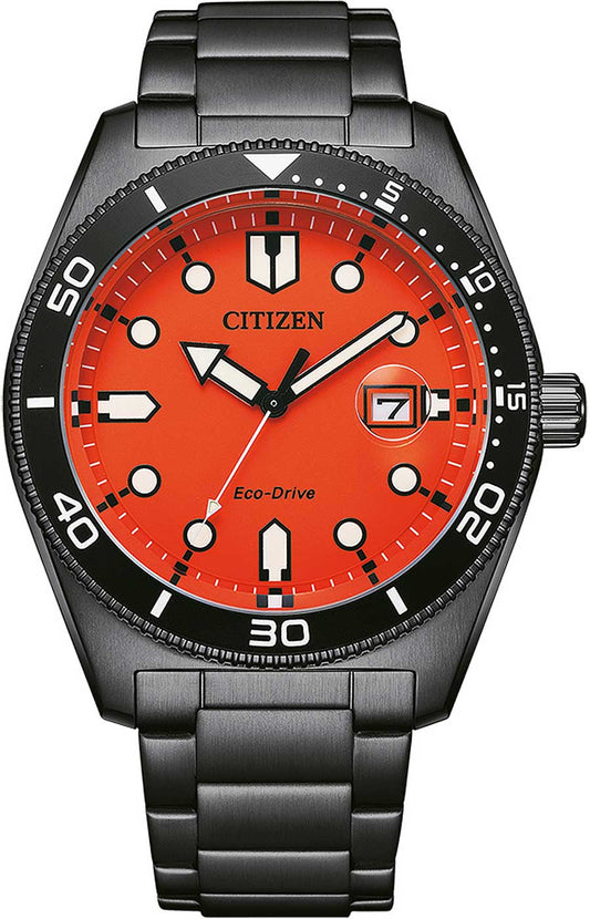 Citizen AW1765-88X Watch • Solar Quartz Watch • Stainless Steel Bracelet