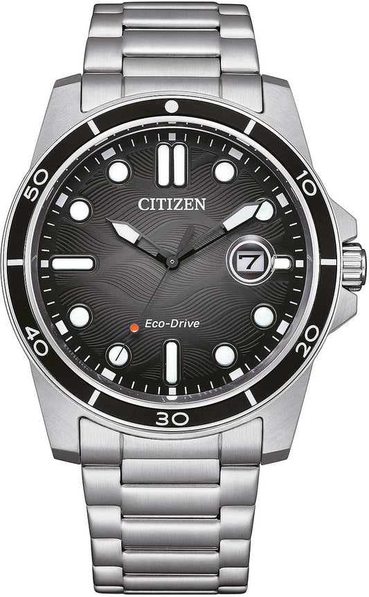 Citizen AW1816-89E Men's Watch • Eco-Drive Solar Powered • 10 Bar Water Resistant