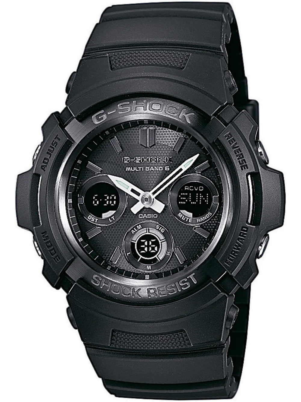 Casio G-Shock AWG-M100B-1AER Men's Watch • Radio-Controlled/Solar • All Black