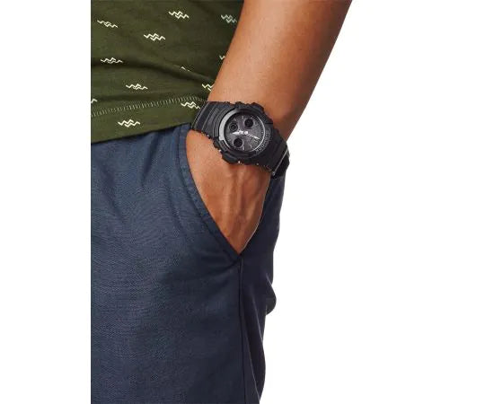 Casio G-Shock AWG-M100B-1AER Men's Watch • Radio-Controlled/Solar • All Black