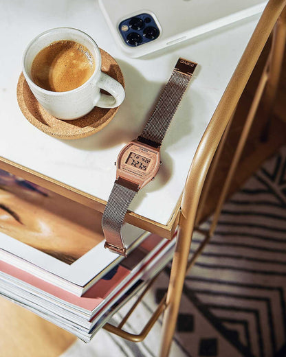 Casio Vintage Collection B640WC-5A Damen Uhr • Präzises Quarzwerk • Ikonisches Retro-Design