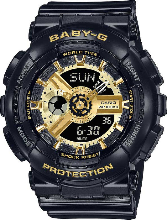 Casio Baby-G BA-110X-1A Damen Uhr • Analog-Digital Quarz • 10 Bar Wasserdicht