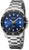 Montre pour hommes Regent BA-753 • Montre de plongée 20 Bar • Bleu foncé