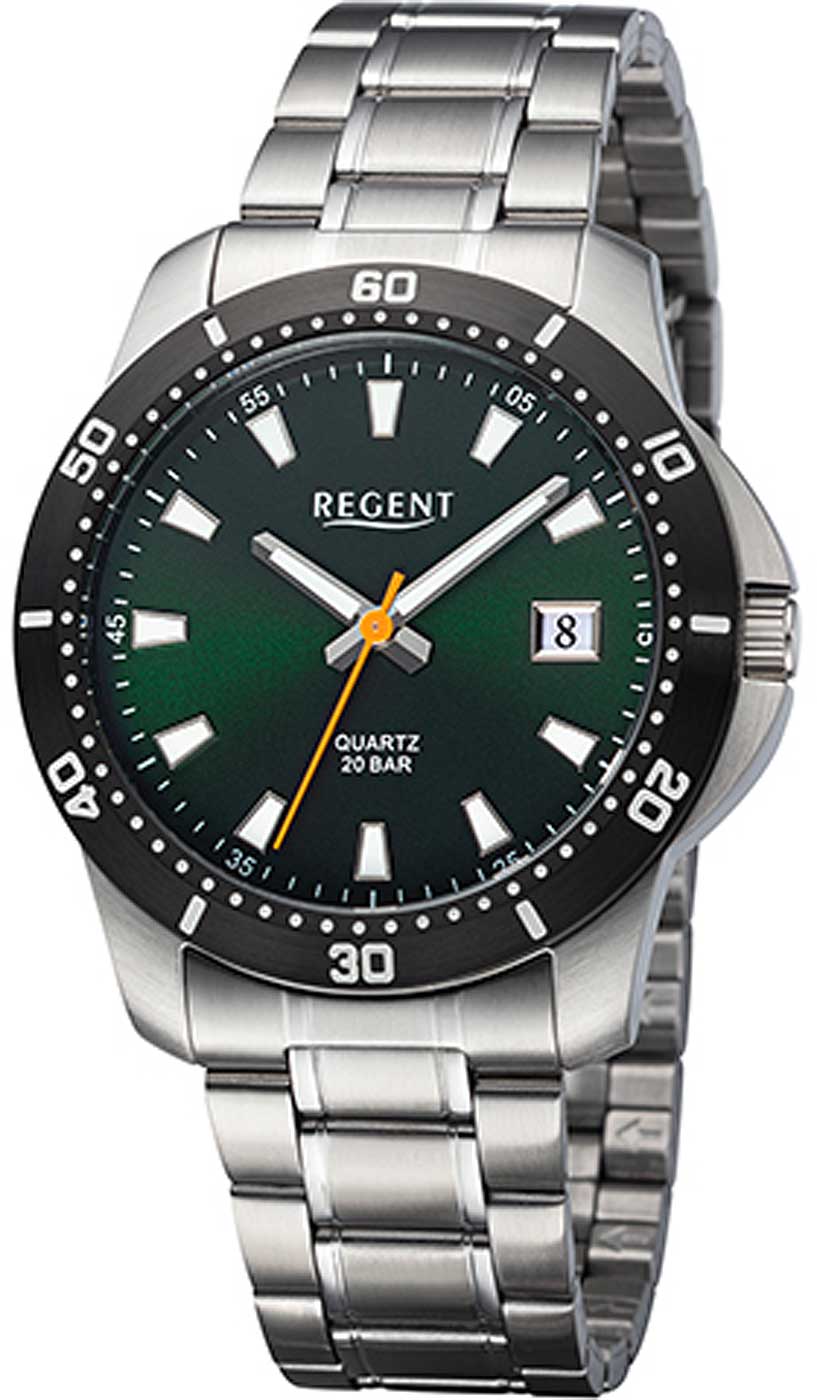 Regent Diver's Watch BA-754 Men's Watch • 20 bar Water Resistant • Luminous Hands