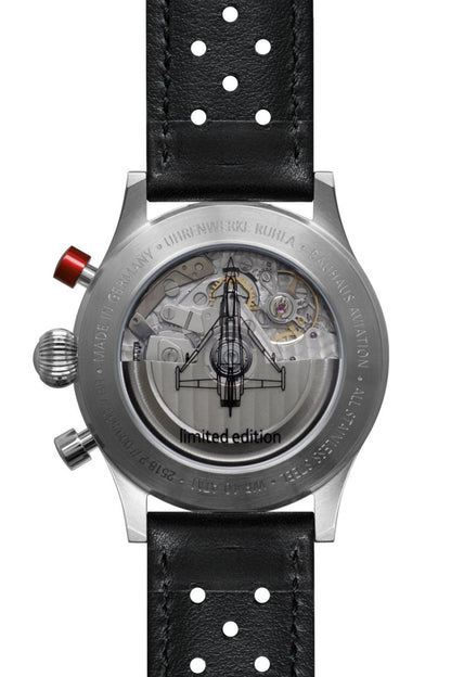 Bauhaus Aviation 2518-2 Herrenuhr • Automatik Chronograph • Made in Germany