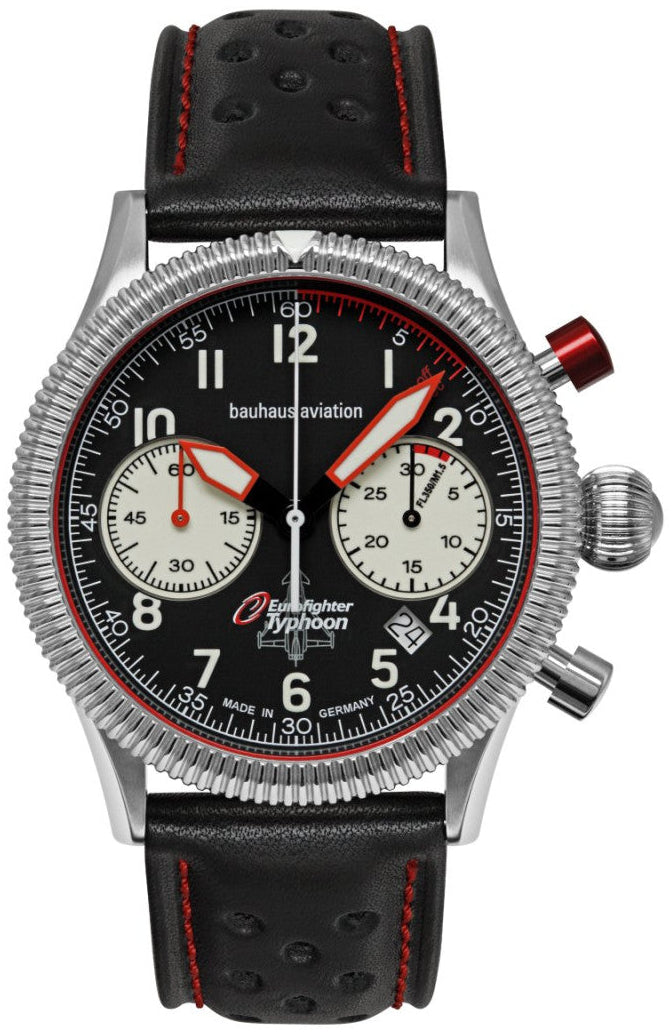 Bauhaus Aviation 2518-2 Herrenuhr • Automatik Chronograph • Made in Germany
