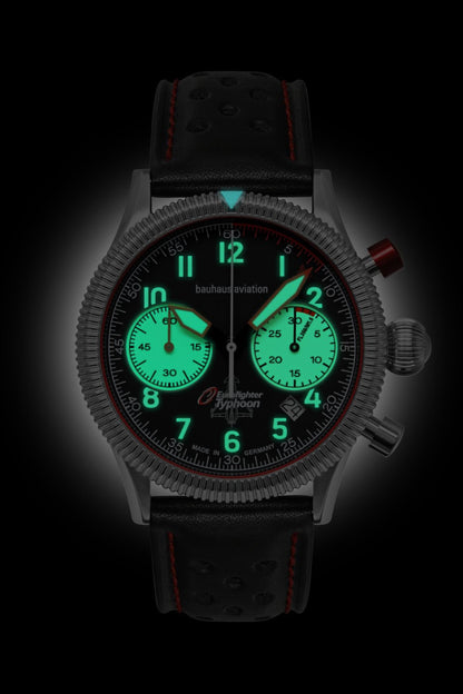 Bauhaus Aviation 2518-2 Herrenuhr • Automatik Chronograph • Made in Germany