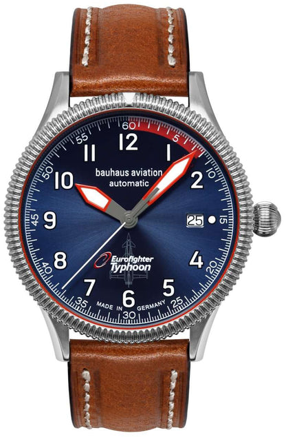 Bauhaus Aviation 2556-3 Herrenuhr • Automatikwerk SW 200 • Saphirglas