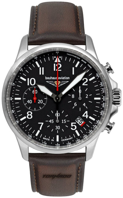 Bauhaus Aviation 2774-2 Herrenuhr • Minimalistisches Flieger-Design • Made in Germany