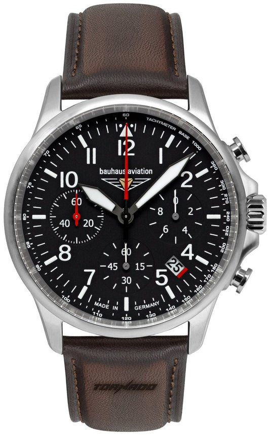Bauhaus Aviation 2774-2 Men's Watch • Chronograph • Date