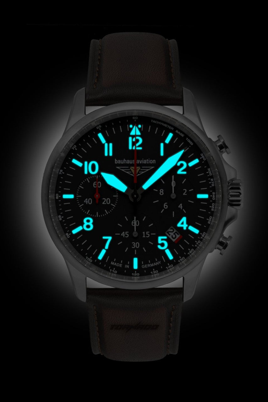 Bauhaus Aviation 2774-2 Herrenuhr • Minimalistisches Flieger-Design • Made in Germany