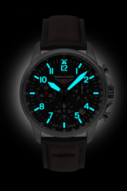 Bauhaus Aviation 2774-2 Herrenuhr • Minimalistisches Flieger-Design • Made in Germany