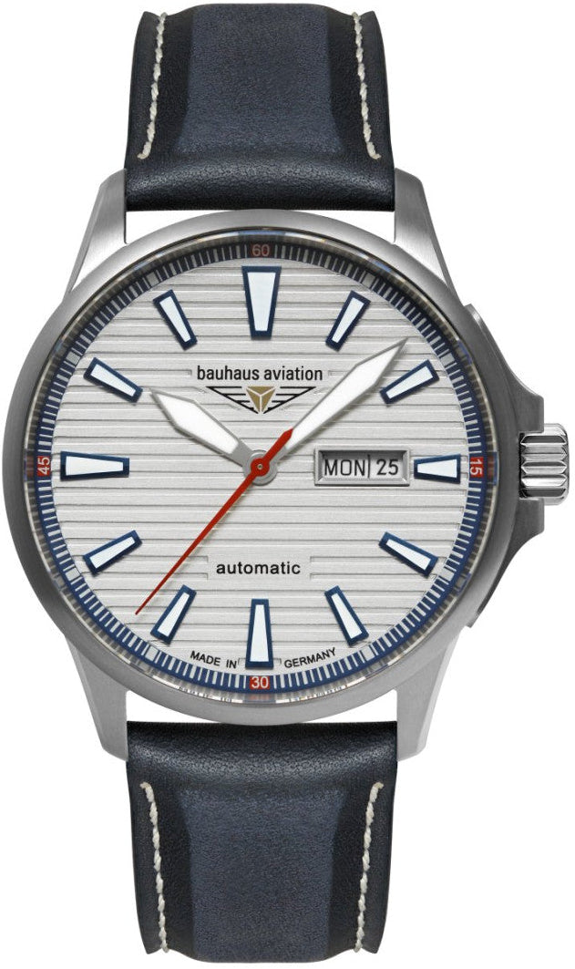 Bauhaus Aviation 2862-1 Herrenuhr • Titangehäuse • Made in Germany