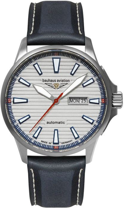 Bauhaus Aviation 2862-1 Herrenuhr • Titangehäuse • Made in Germany