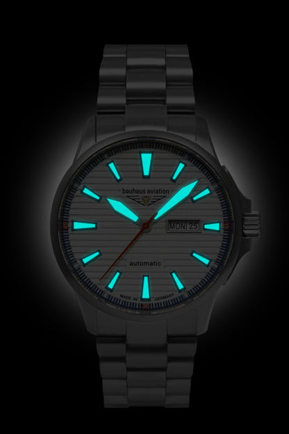 Bauhaus Aviation 2862M1 Herrenuhr • Titan-Gehäuse • Automatik
