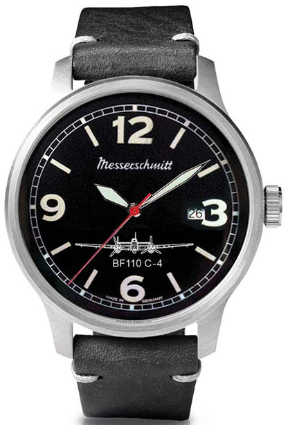 Messerschmitt BF110-ALU-L Men's Watch • Automatic Movement • Stainless Steel Case